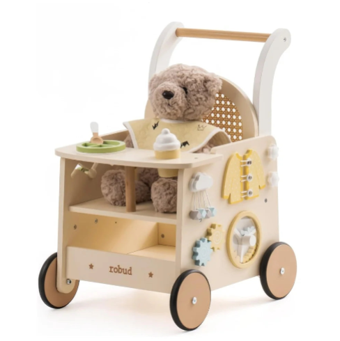 Montessori Wooden Activity Walker, Aged 6M+